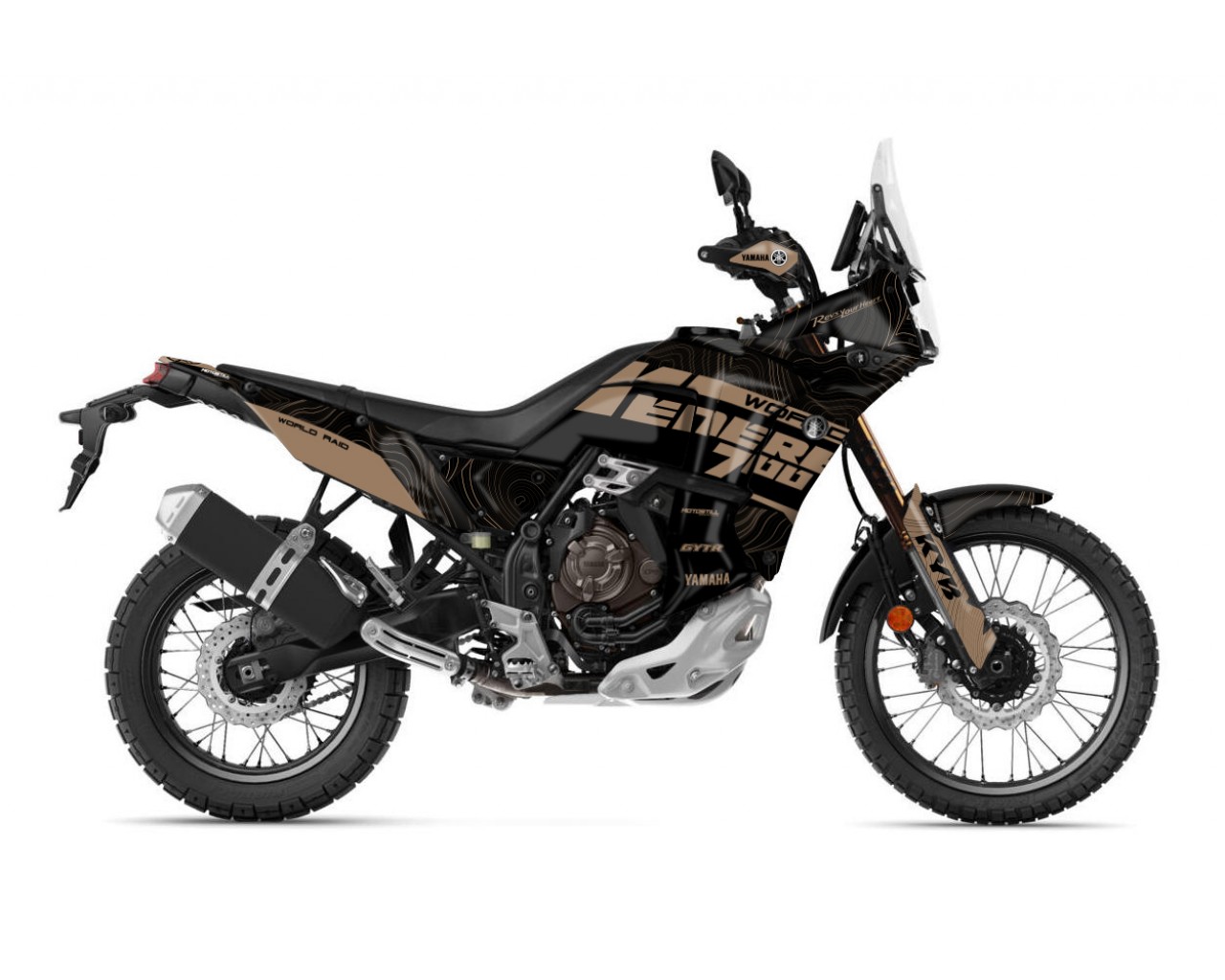 Yamaha Tenere 700 / World Raıd - 2019 - 2025  Graphic Set - Decal  Kit 