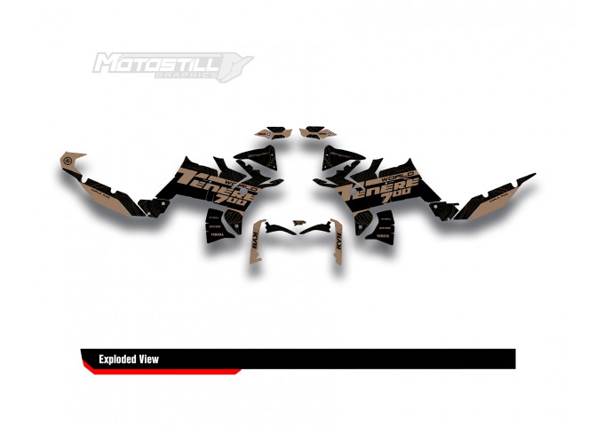 Yamaha Tenere 700 / World Raıd - 2019 - 2025  Graphic Set - Decal  Kit 