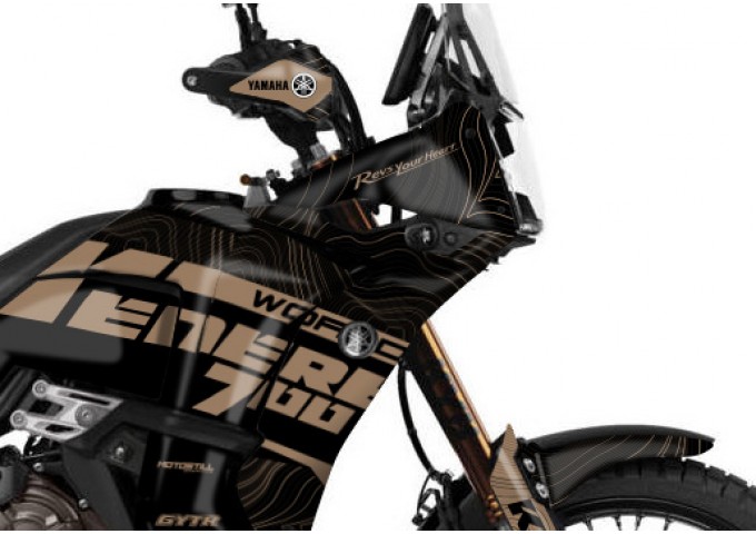 Yamaha Tenere 700 / World Raıd - 2019 - 2025  Graphic Set - Decal  Kit 