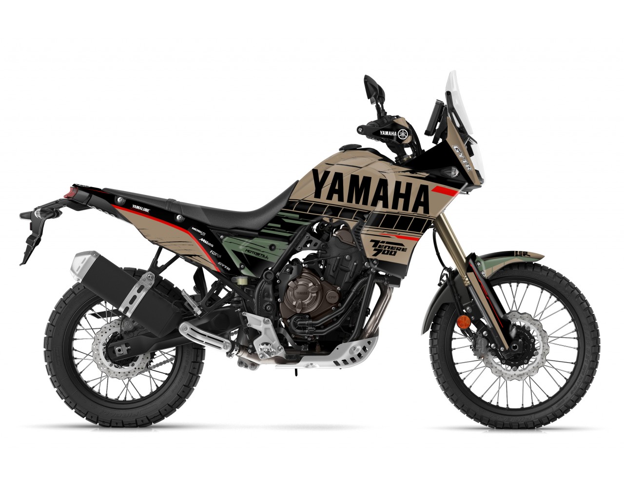 Yamaha Tenere 700 / World Raıd - 2019 - 2025  Graphic Set - Decal  Kit 