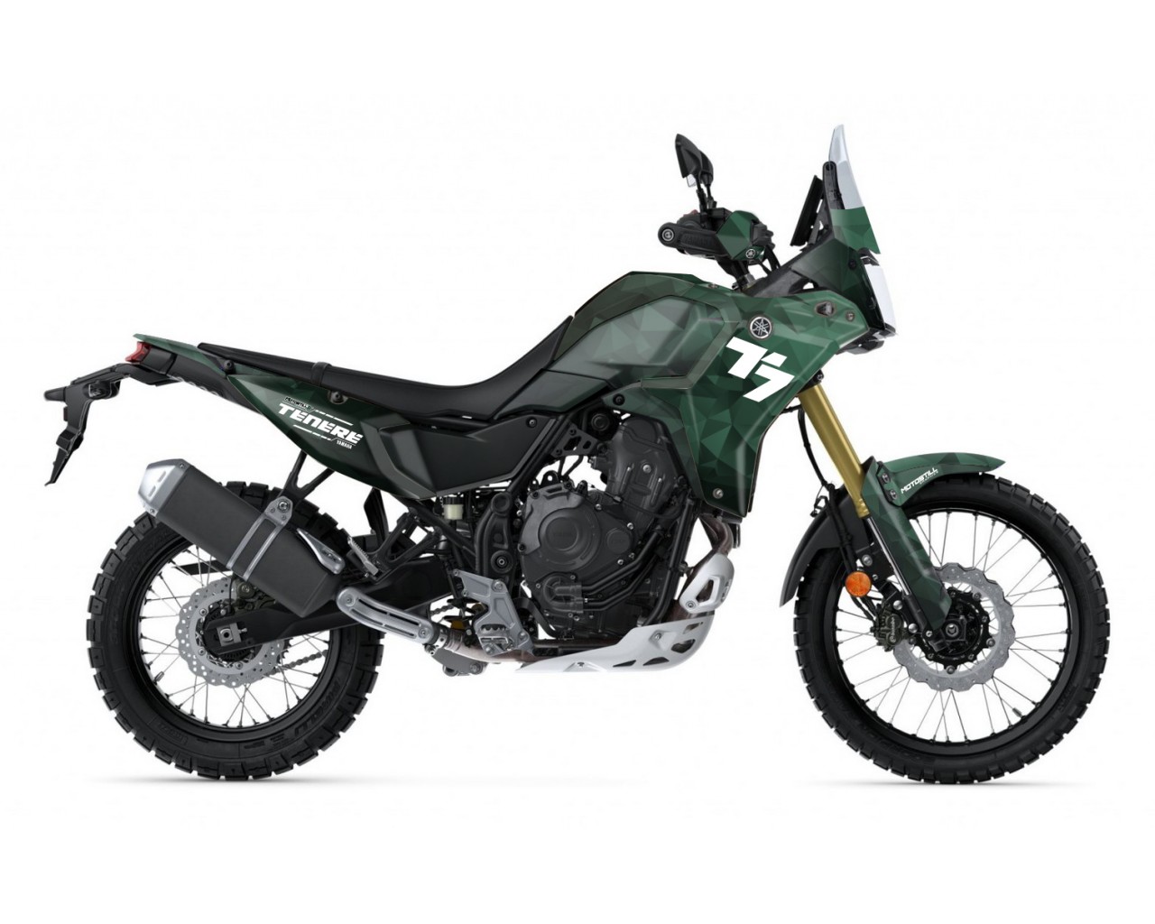 Yamaha Tenere 700 / World Raıd - 2019 - 2025  Graphic Set - Decal  Kit 