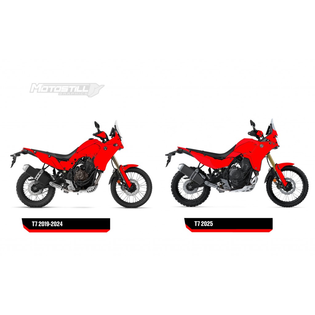 Yamaha Tenere 700 / World Raıd - 2019 - 2025  Graphic Set - Decal  Kit 