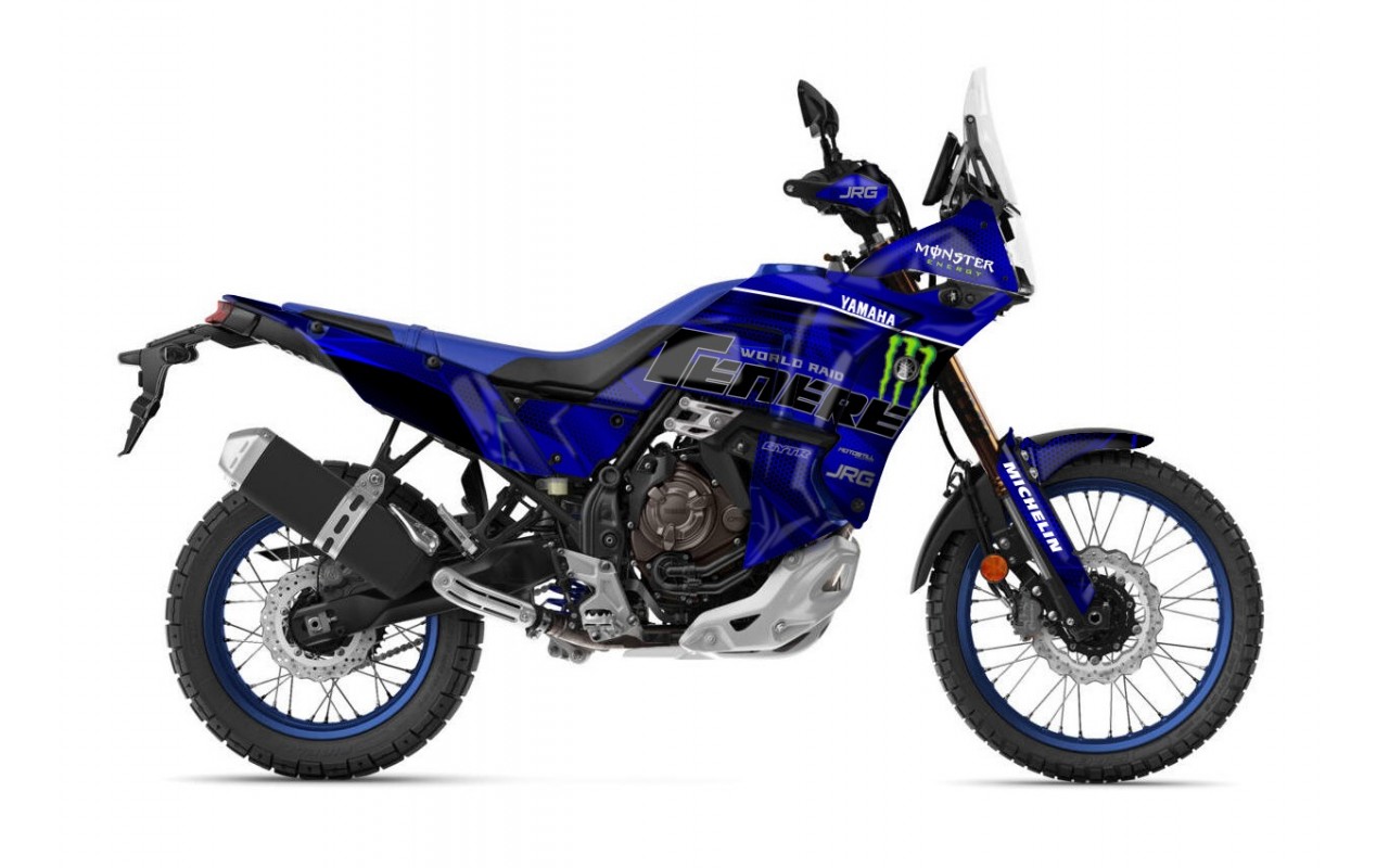 Yamaha T7 Tenere 700 World Raid Version Full Graphic Sticker Decal Wrap Kit Fits 2022.5 - 2023