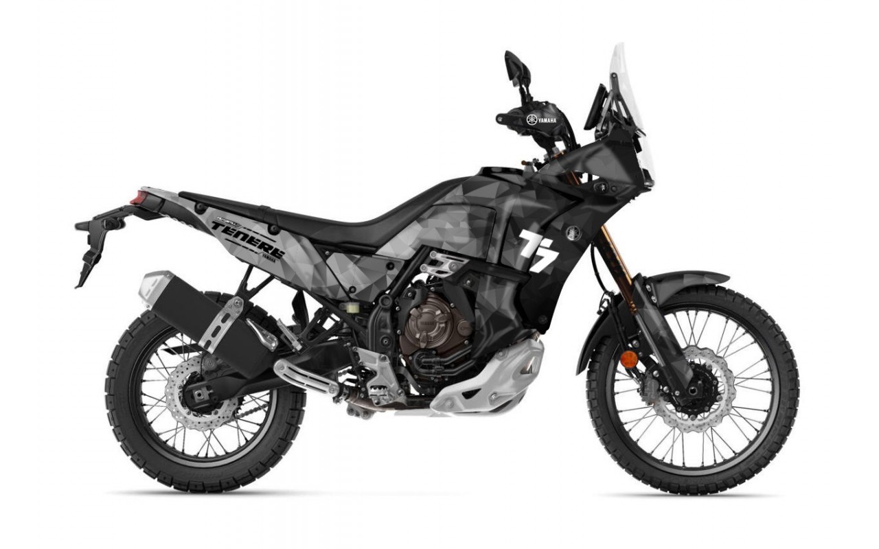 Yamaha T7 Tenere 700 World Raid Version Full Graphic Sticker Decal Wrap Kit Fits 2022.5 - 2023