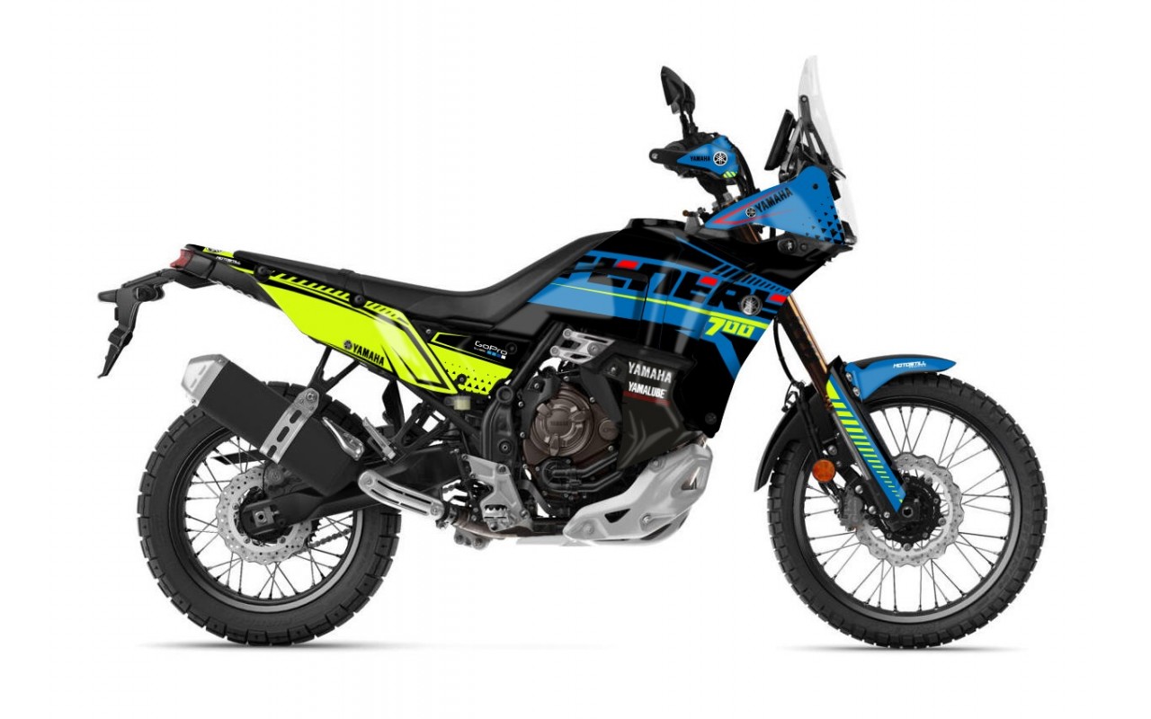 Yamaha T7 Tenere 700 World Raid Version Full Graphic Sticker Decal Wrap Kit Fits 2022.5 - 2023