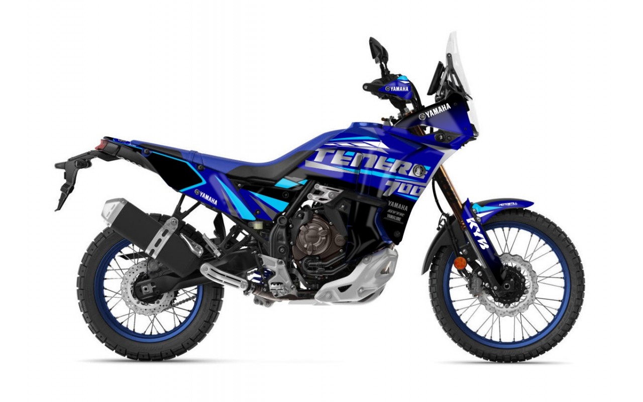Yamaha T7 Tenere 700 World Raid Version Full Graphic Sticker Decal Wrap Kit Fits 2022.5 - 2023