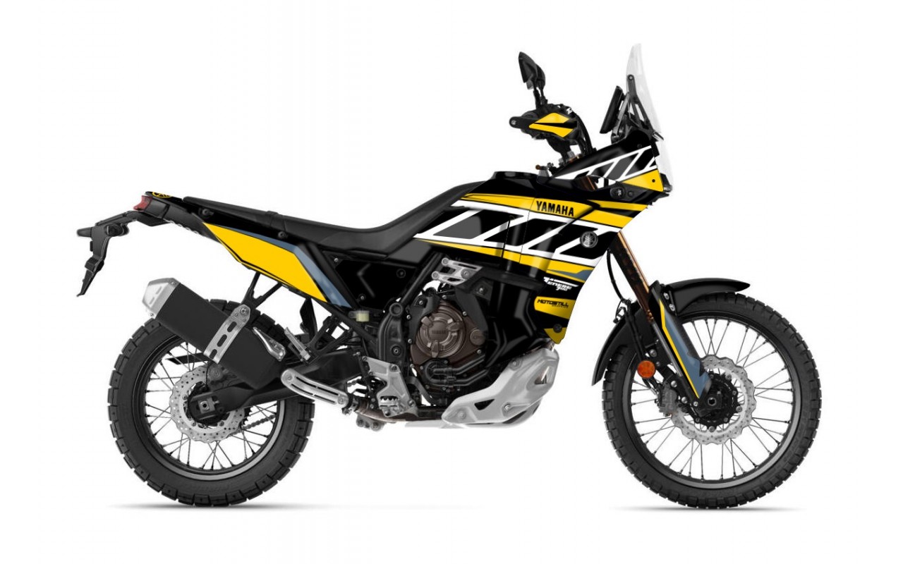 Yamaha T7 Tenere 700 World Raid Version Full Graphic Sticker Decal Wrap Kit Fits 2022.5 - 2023