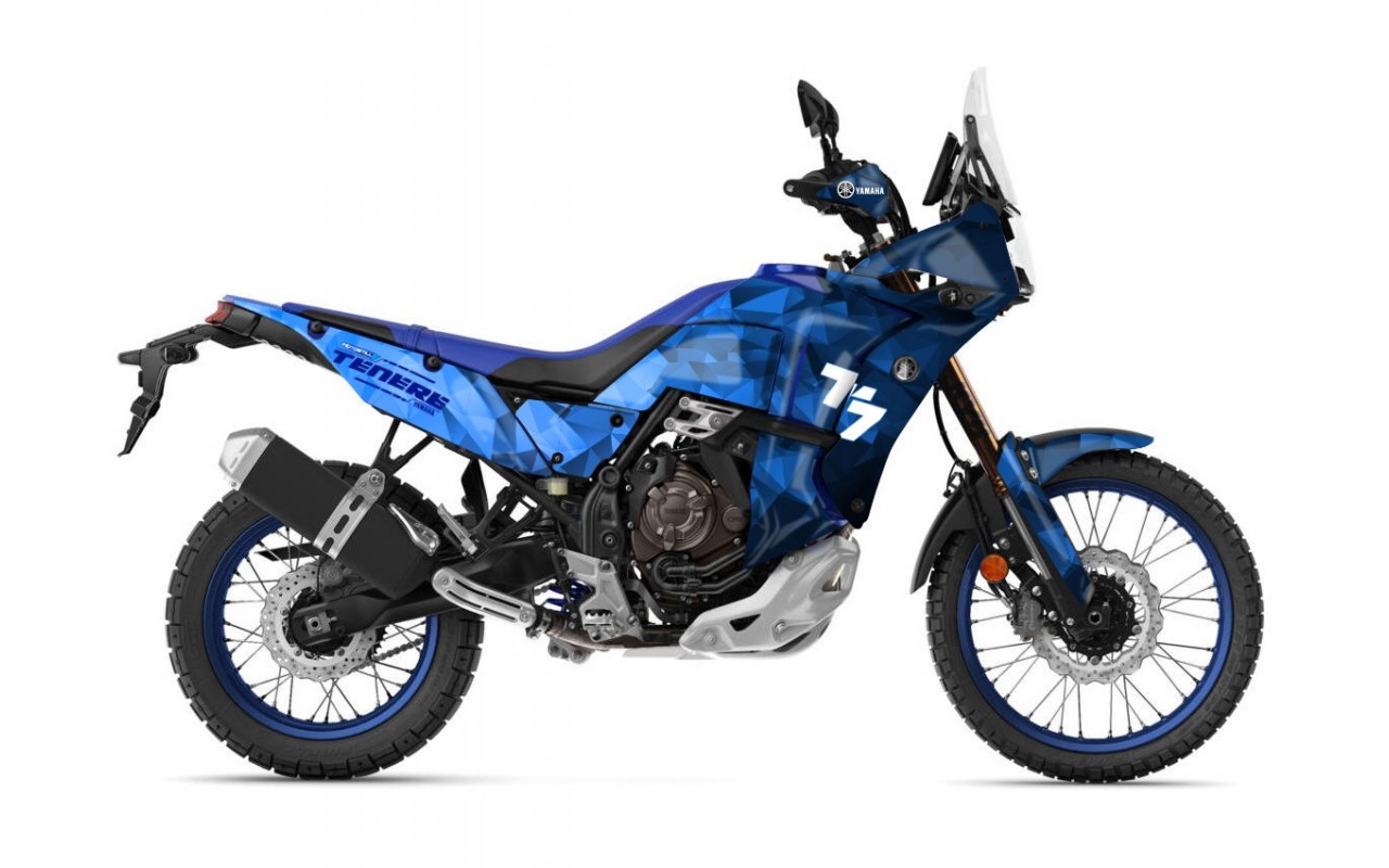 Yamaha T7 Tenere 700 World Raid Version Full Graphic Sticker Decal Wrap Kit Fits 2022.5 - 2023