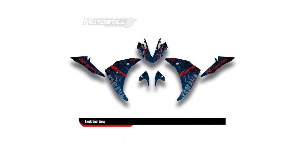 YAMAHA R25 / R3 GRAPHIC STICKER SET DECAL KIT