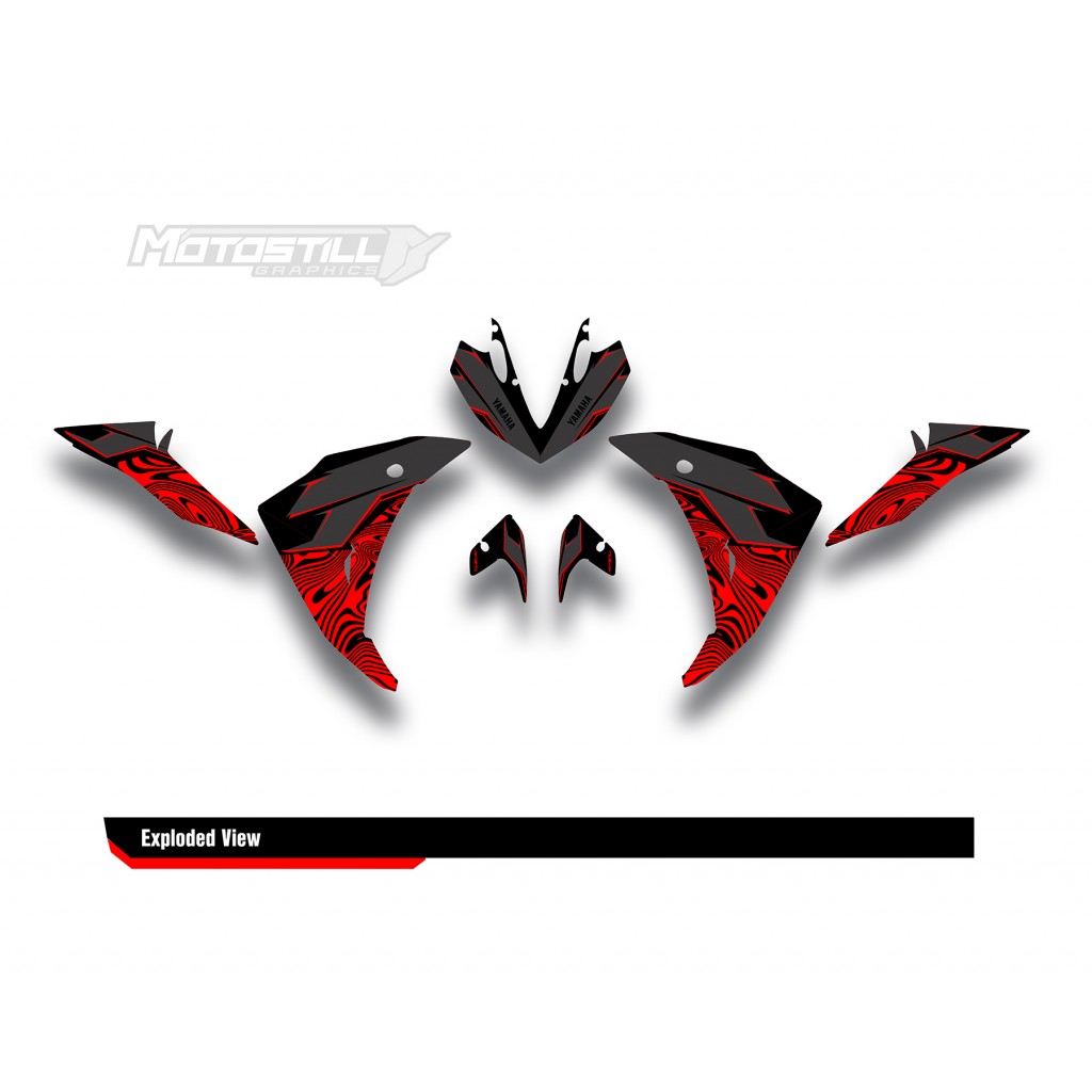 YAMAHA R25 / R3 GRAPHIC STICKER SET DECAL KIT