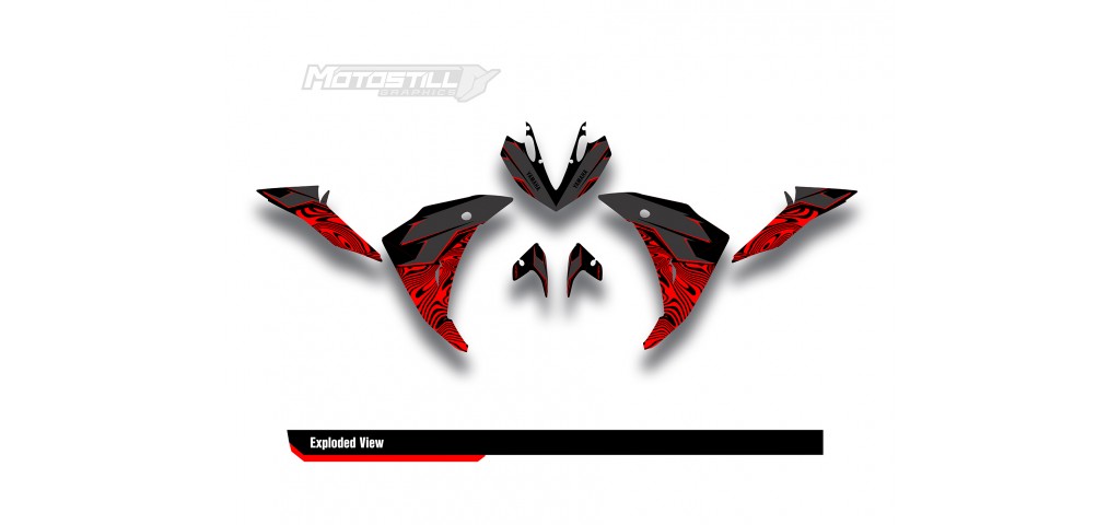 YAMAHA R25 / R3 GRAPHIC STICKER SET DECAL KIT