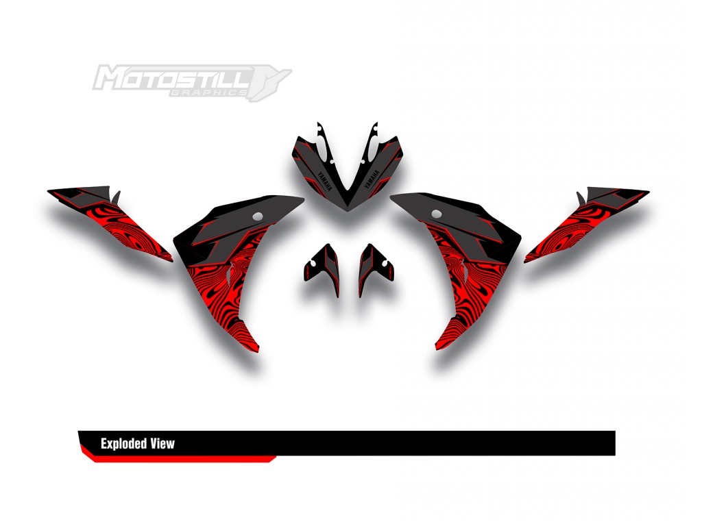 YAMAHA R25 / R3 GRAPHIC STICKER SET DECAL KIT