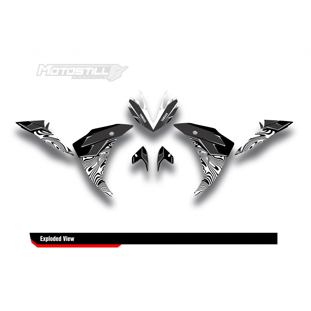 YAMAHA R25 / R3 GRAPHIC STICKER SET DECAL KIT