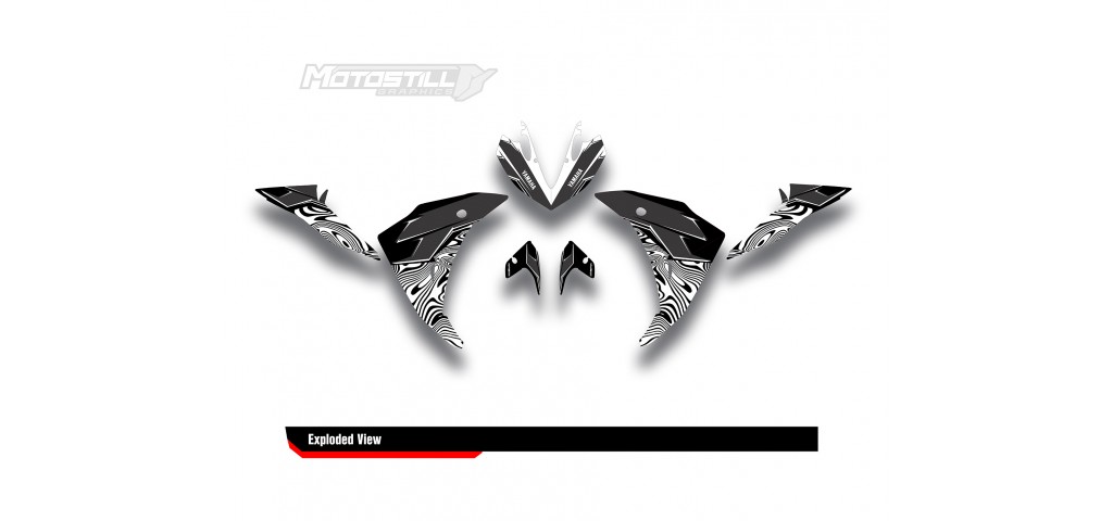 YAMAHA R25 / R3 GRAPHIC STICKER SET DECAL KIT