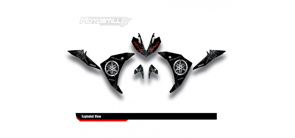 YAMAHA R25 / R3 GRAPHIC STICKER SET DECAL KIT