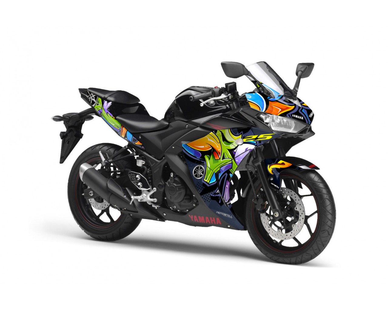 YAMAHA R25 / R3 GRAPHIC STICKER SET DECAL KIT