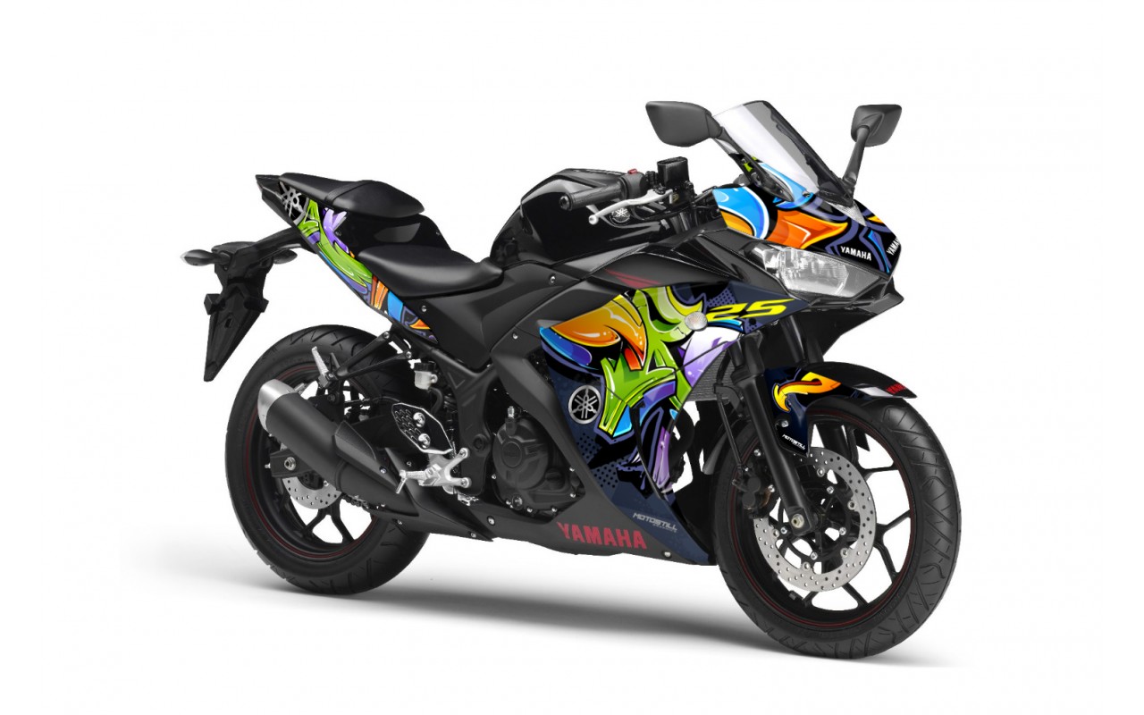 YAMAHA R25 / R3 GRAPHIC STICKER SET DECAL KIT
