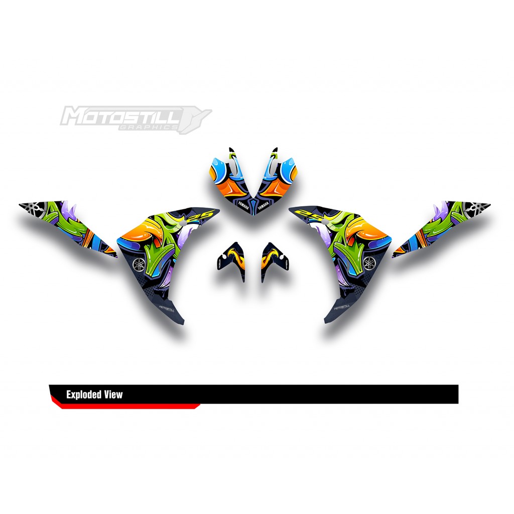 YAMAHA R25 / R3 GRAPHIC STICKER SET DECAL KIT