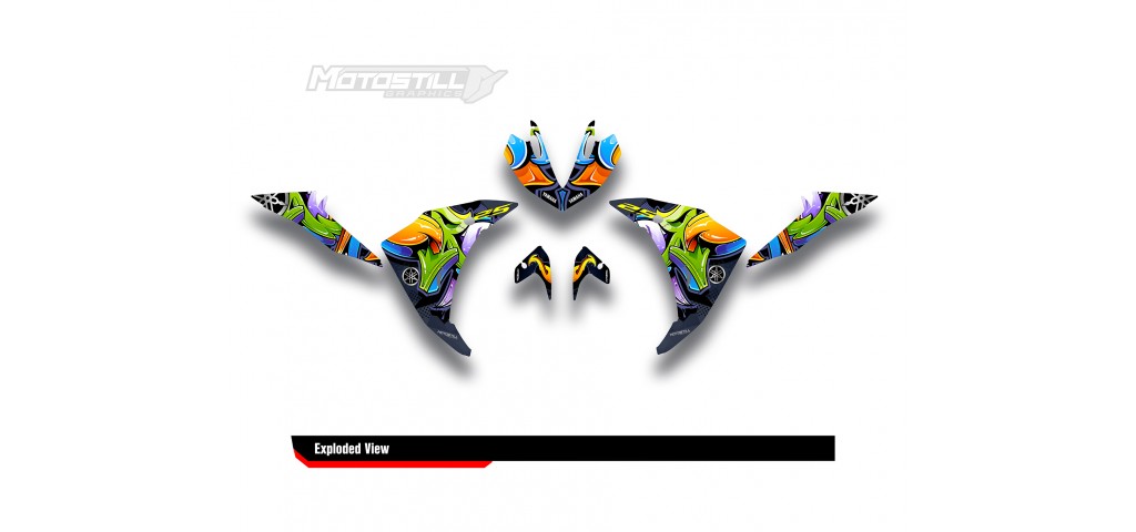 YAMAHA R25 / R3 GRAPHIC STICKER SET DECAL KIT