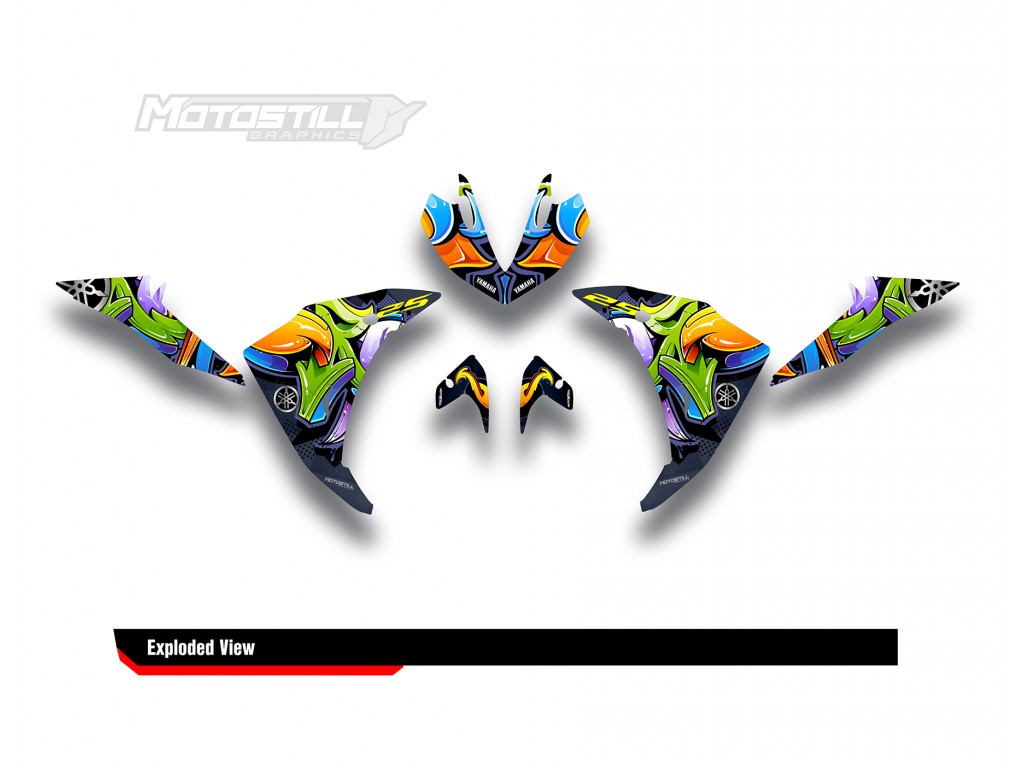 YAMAHA R25 / R3 GRAPHIC STICKER SET DECAL KIT