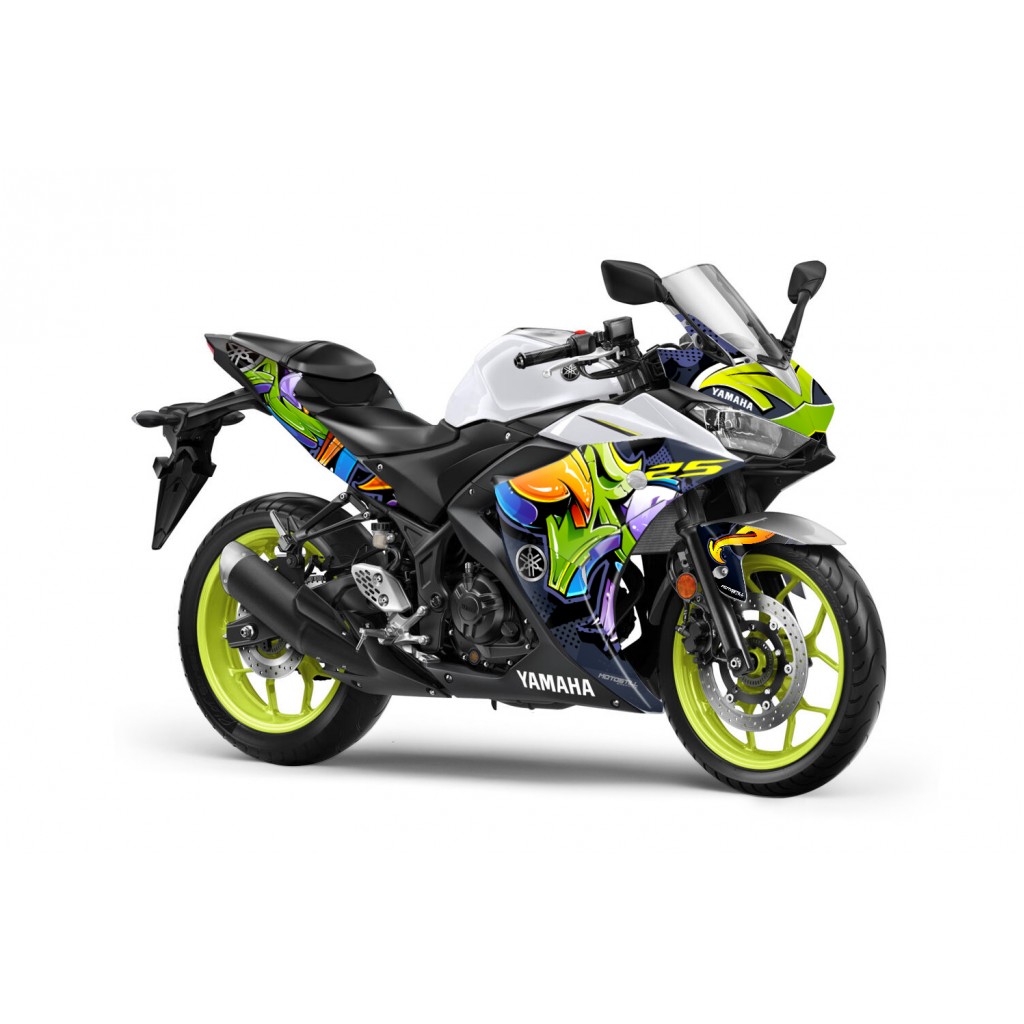 YAMAHA R25 / R3 GRAPHIC STICKER SET DECAL KIT