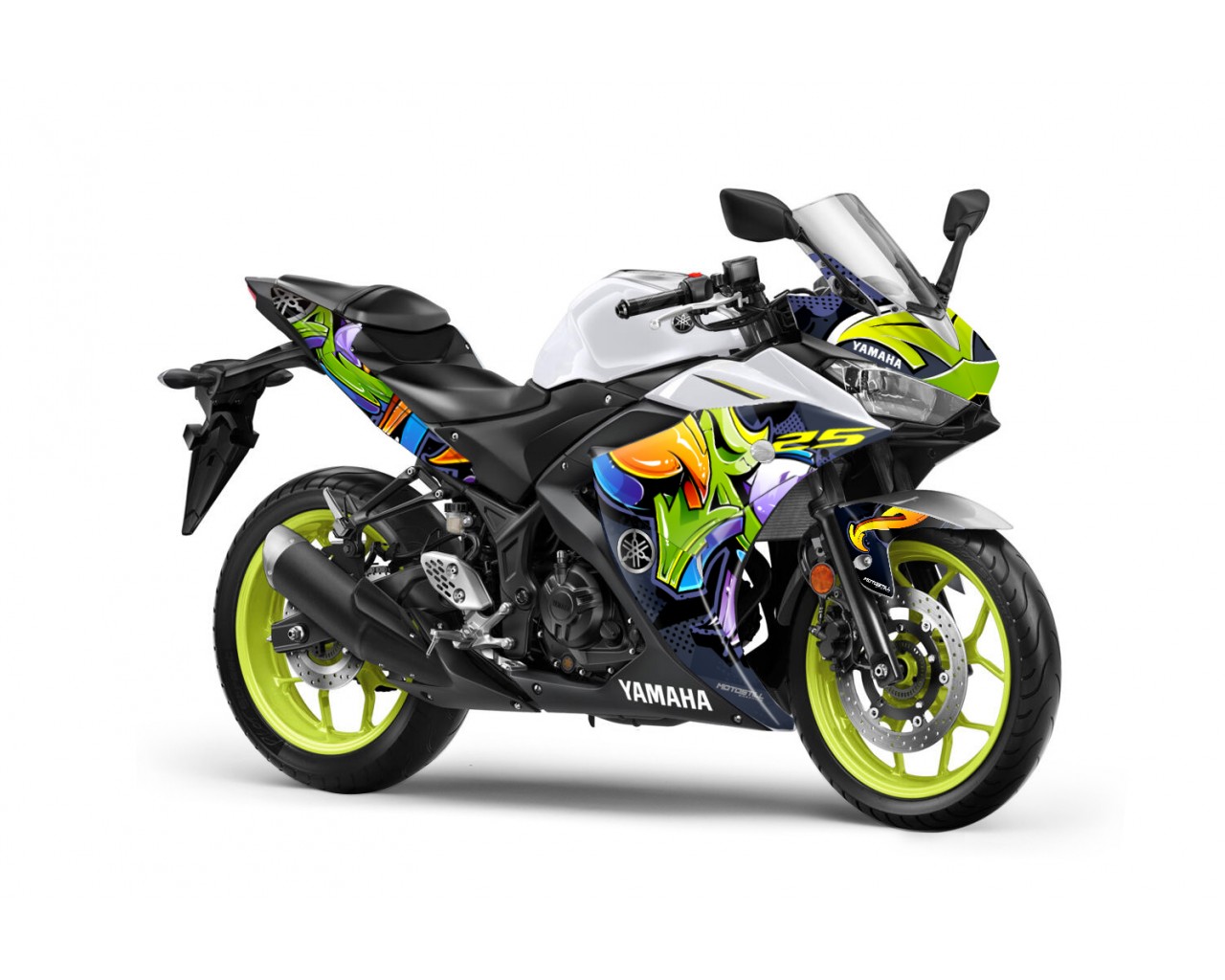 YAMAHA R25 / R3 GRAPHIC STICKER SET DECAL KIT