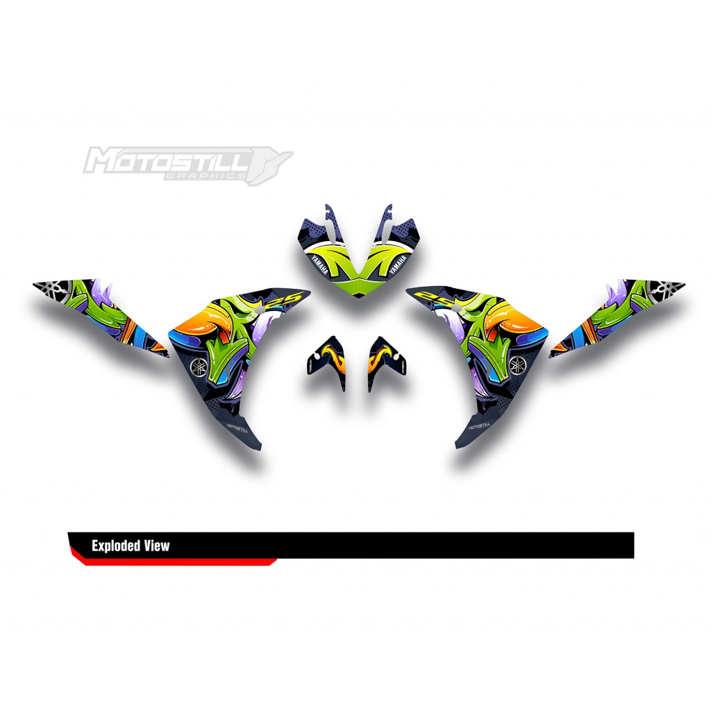 YAMAHA R25 / R3 GRAPHIC STICKER SET DECAL KIT