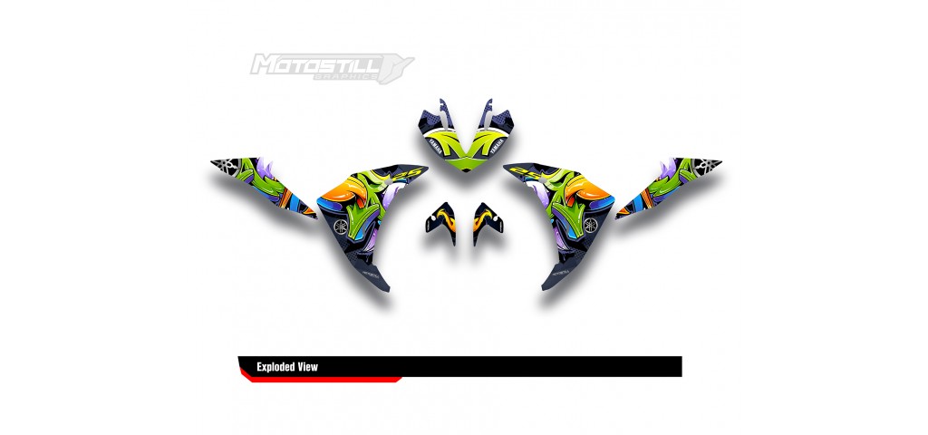 YAMAHA R25 / R3 GRAPHIC STICKER SET DECAL KIT