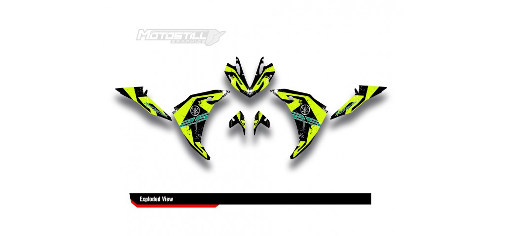 YAMAHA R25 / R3 GRAPHIC STICKER SET DECAL KIT