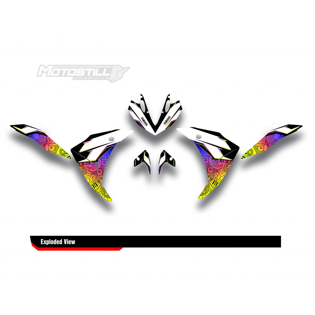 YAMAHA R25 / R3 GRAPHIC STICKER SET DECAL KIT