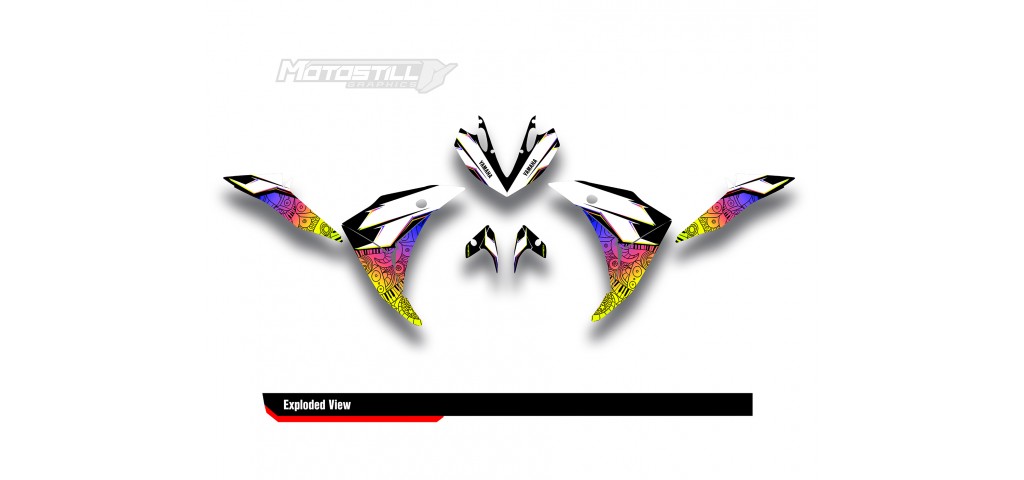 YAMAHA R25 / R3 GRAPHIC STICKER SET DECAL KIT