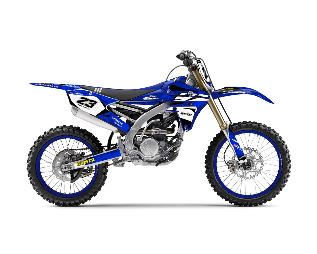 YAMAHA YZ250F 14-18 / YZ450F 14-17 GRAPHIC SET DECAL KIT