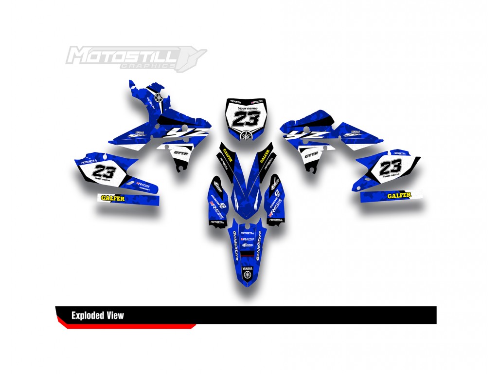 YAMAHA YZ - YZF GRAPHIC STICKER SET DECAL KIT