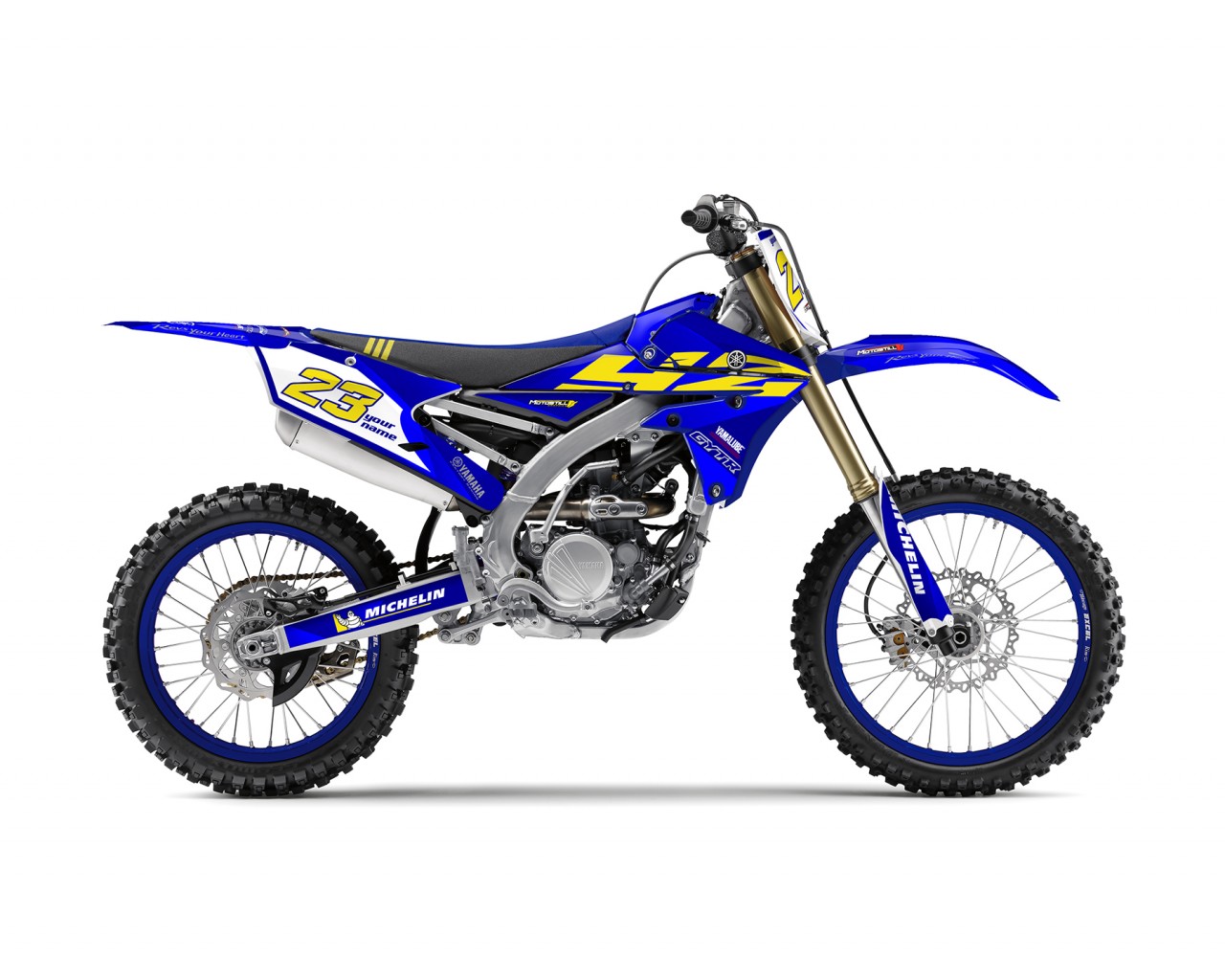 YAMAHA YZ250F 14-18 / YZ450F 14-17 GRAPHIC SET DECAL KIT