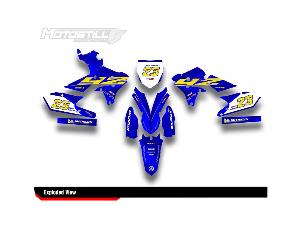 YAMAHA YZ - YZF GRAPHIC STICKER SET DECAL KIT