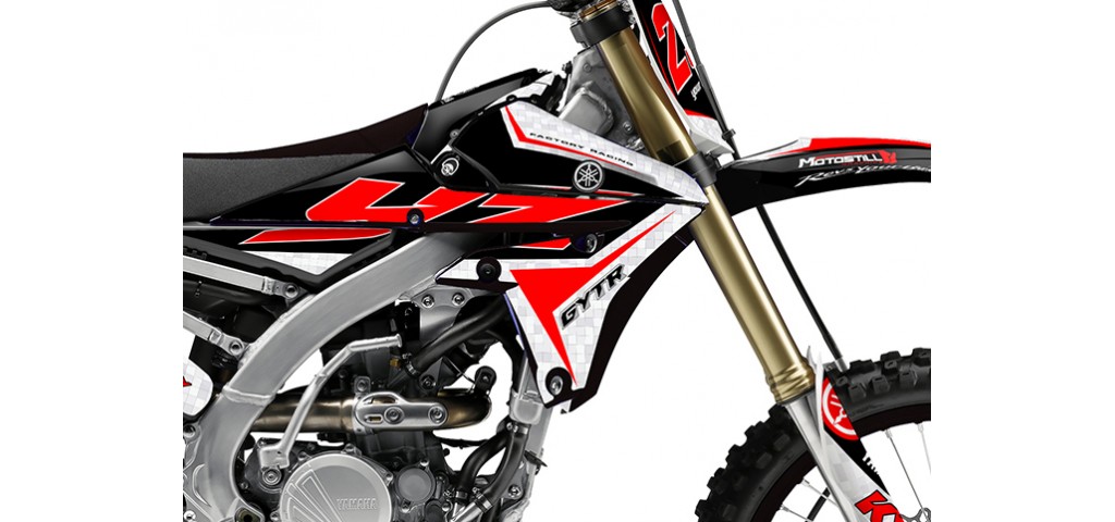 YAMAHA YZ250F 14-18 / YZ450F 14-17 GRAPHIC SET DECAL KIT