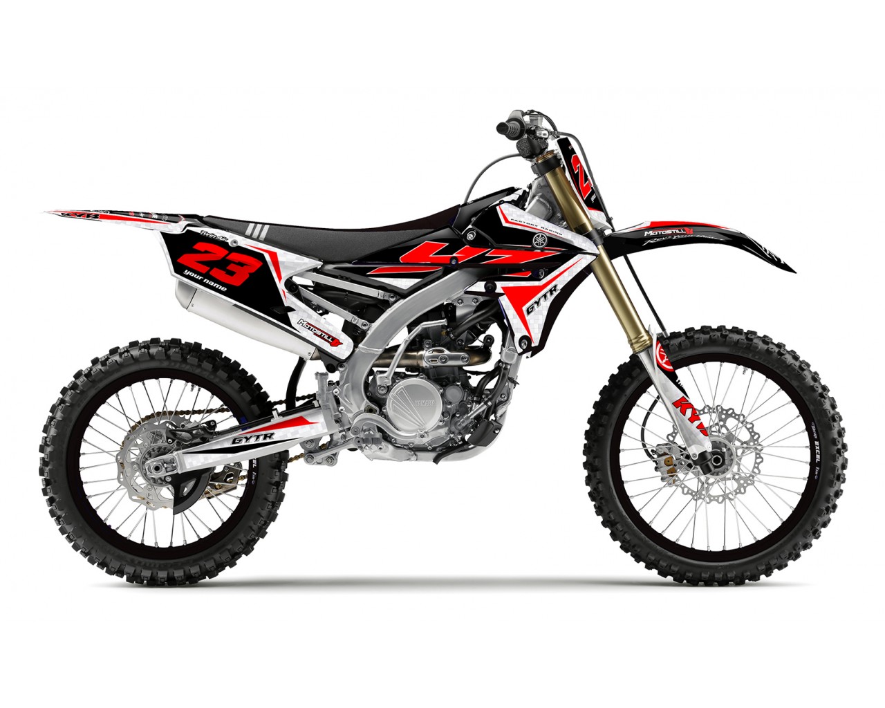 YAMAHA YZ250F 14-18 / YZ450F 14-17 GRAPHIC SET DECAL KIT