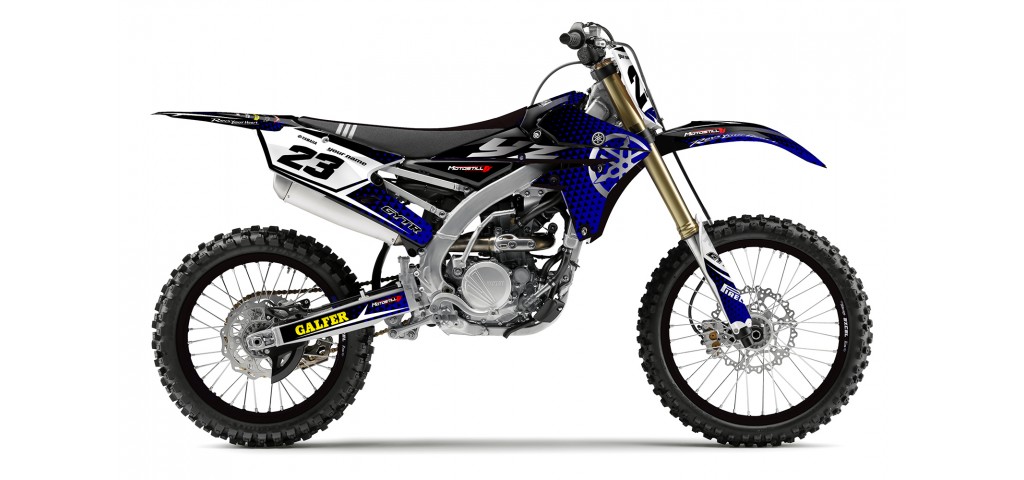 YAMAHA YZ250F 14-18 / YZ450F 14-17 GRAPHIC SET DECAL KIT