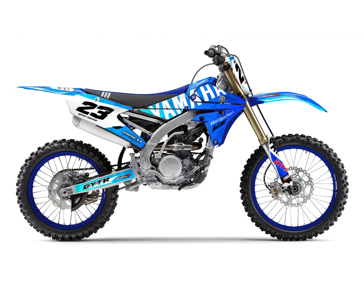 YAMAHA YZ250F 14-18 / YZ450F 14-17 GRAPHIC SET DECAL KIT