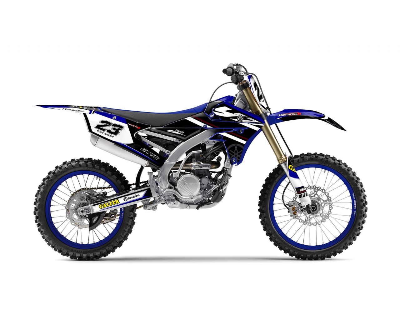 YAMAHA YZ250F 14-18 / YZ450F 14-17 GRAPHIC SET DECAL KIT