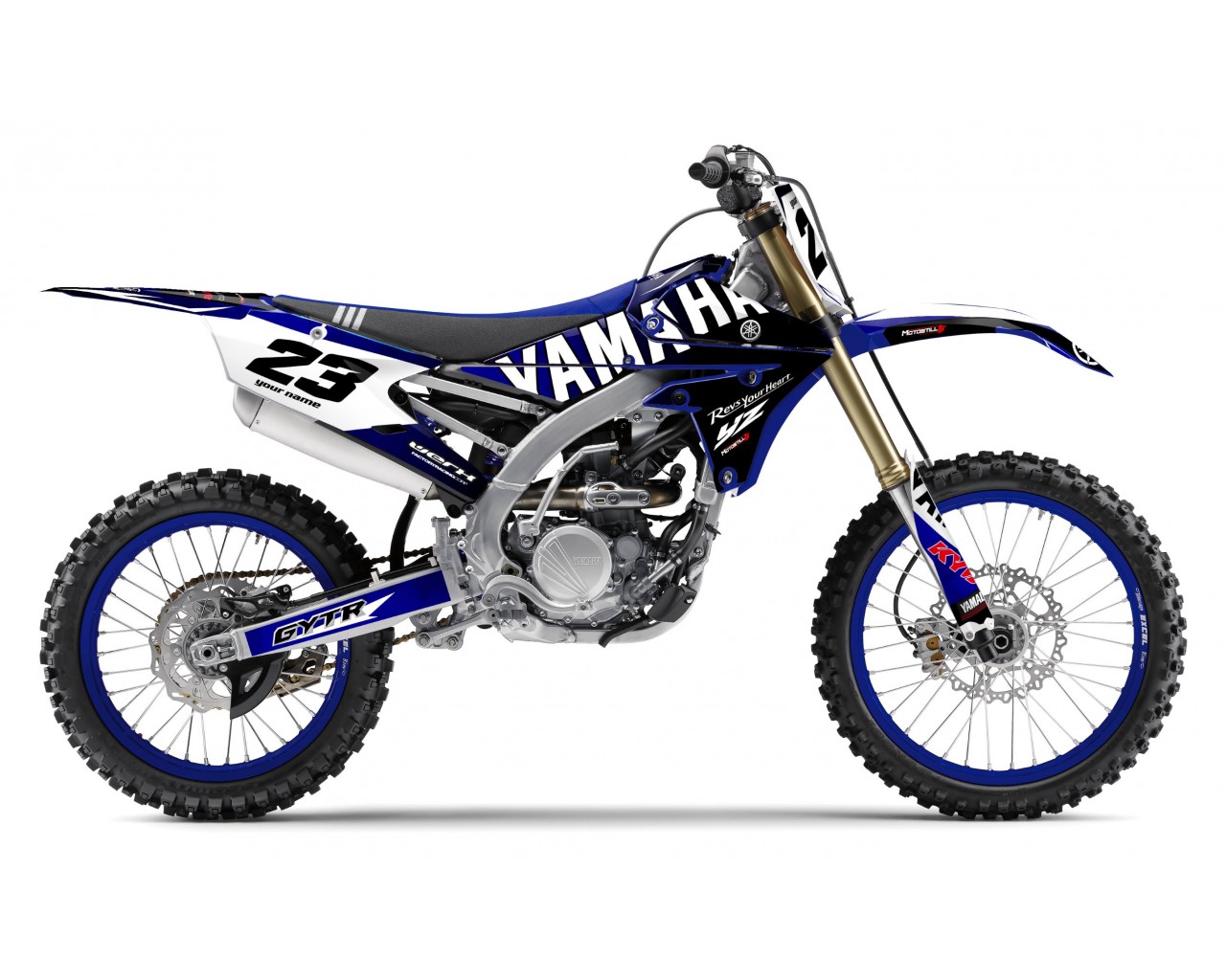 YAMAHA YZ250F 14-18 / YZ450F 14-17 GRAPHIC SET DECAL KIT