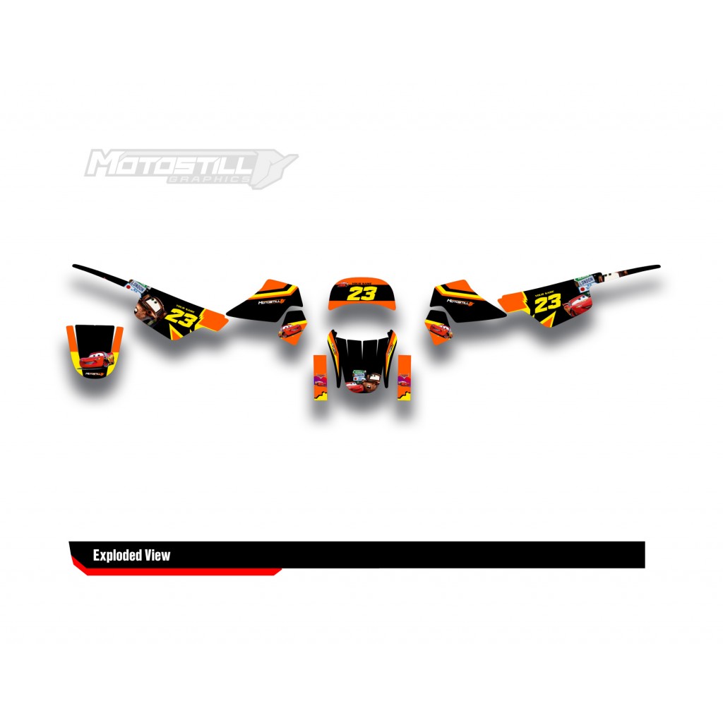 YAMAHA PW 50 GRAPHIC STICKER KIT              