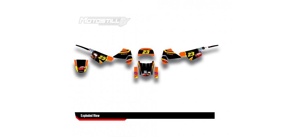YAMAHA PW 50 GRAPHIC STICKER KIT              
