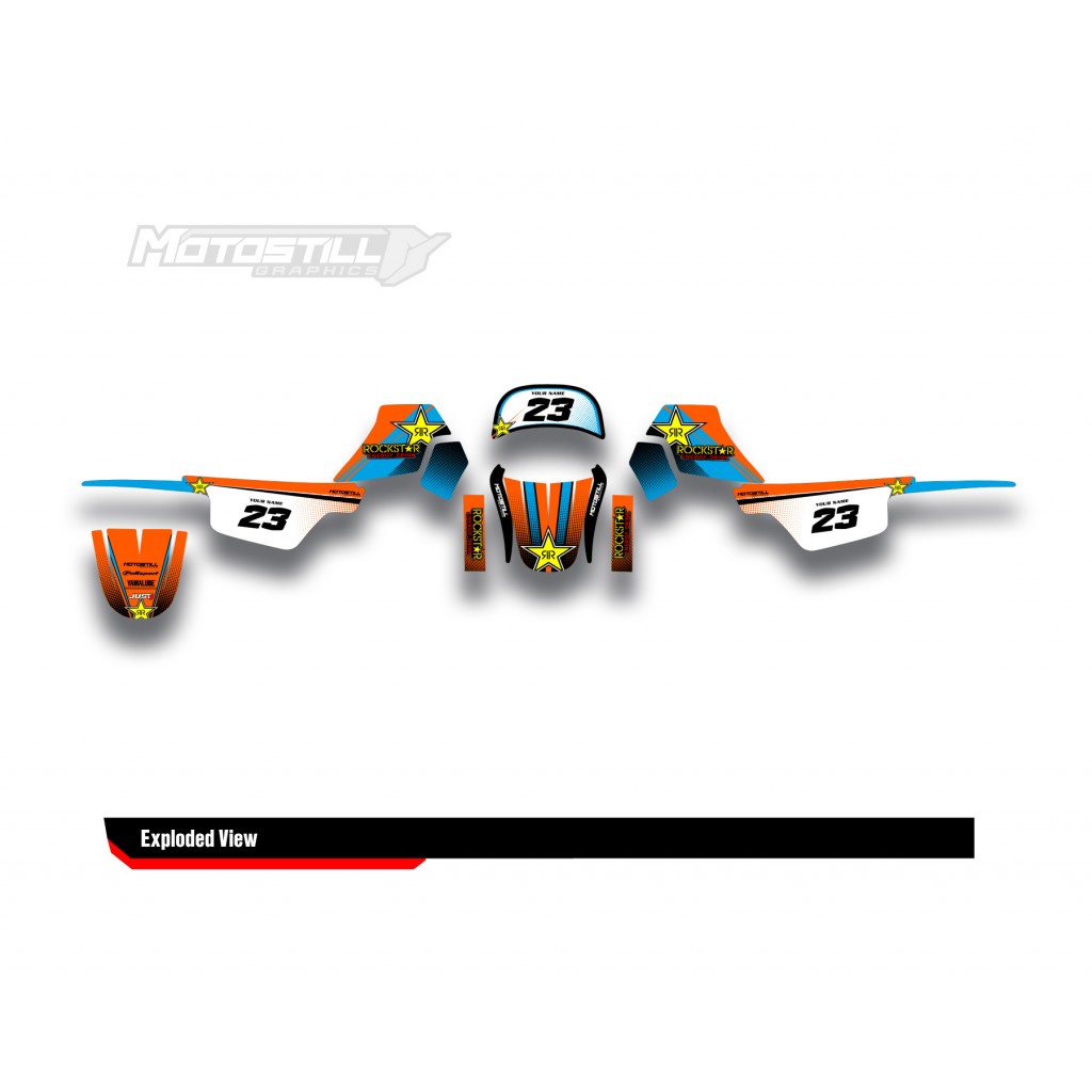 YAMAHA PW 50 GRAPHIC STICKER KIT              