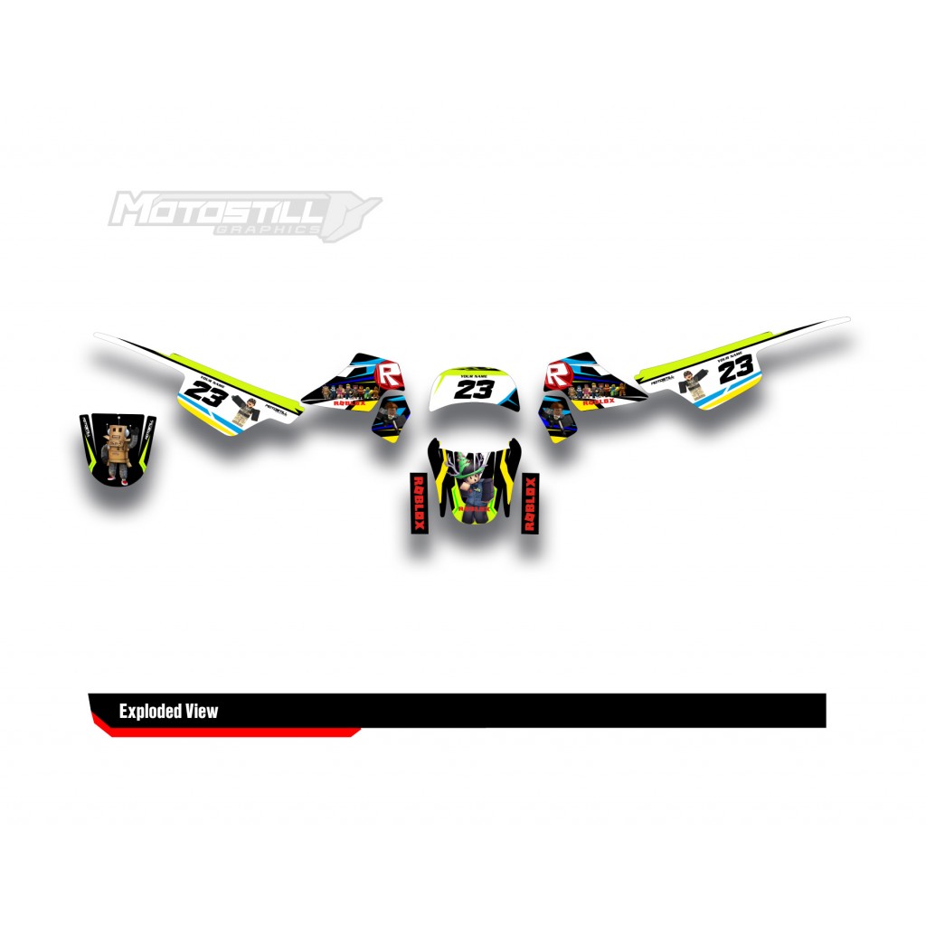 YAMAHA PW 50 GRAPHIC STICKER KIT              