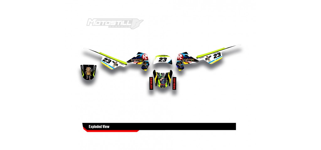 YAMAHA PW 50 GRAPHIC STICKER KIT              