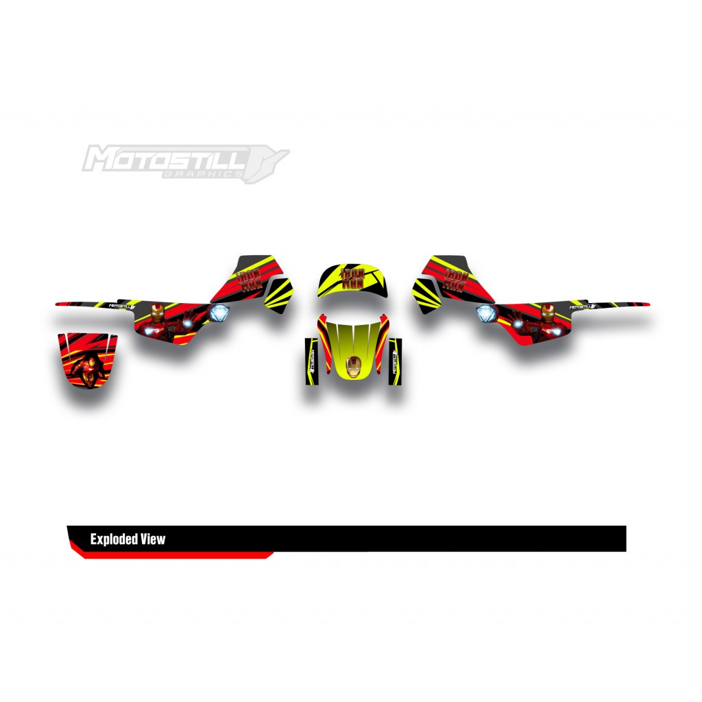 YAMAHA PW 50 GRAPHIC STICKER KIT              