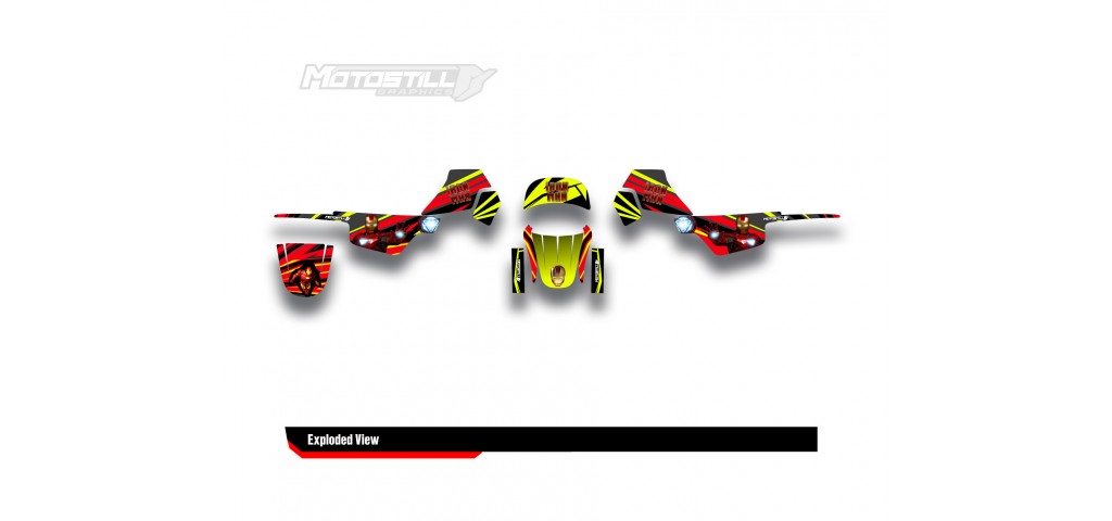 YAMAHA PW 50 GRAPHIC STICKER KIT              