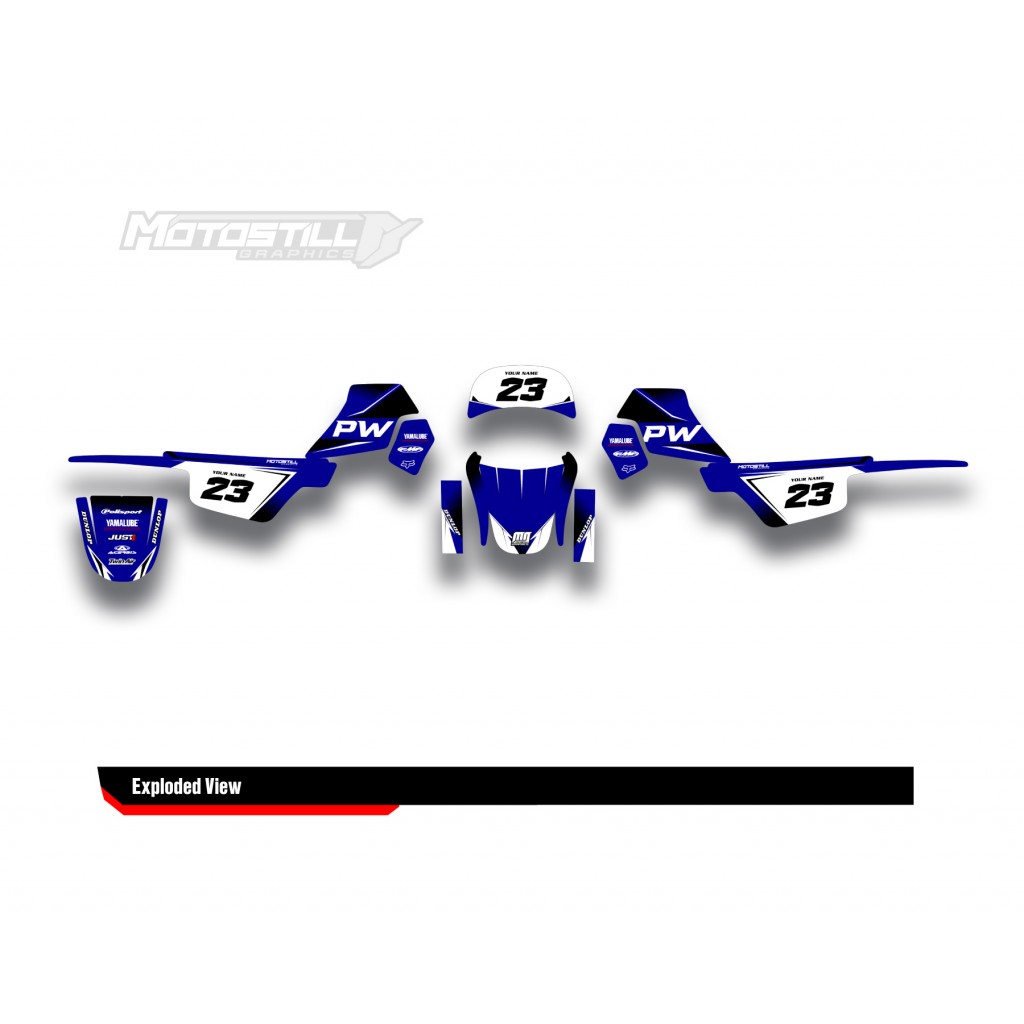 YAMAHA PW 50 GRAPHIC STICKER KIT              