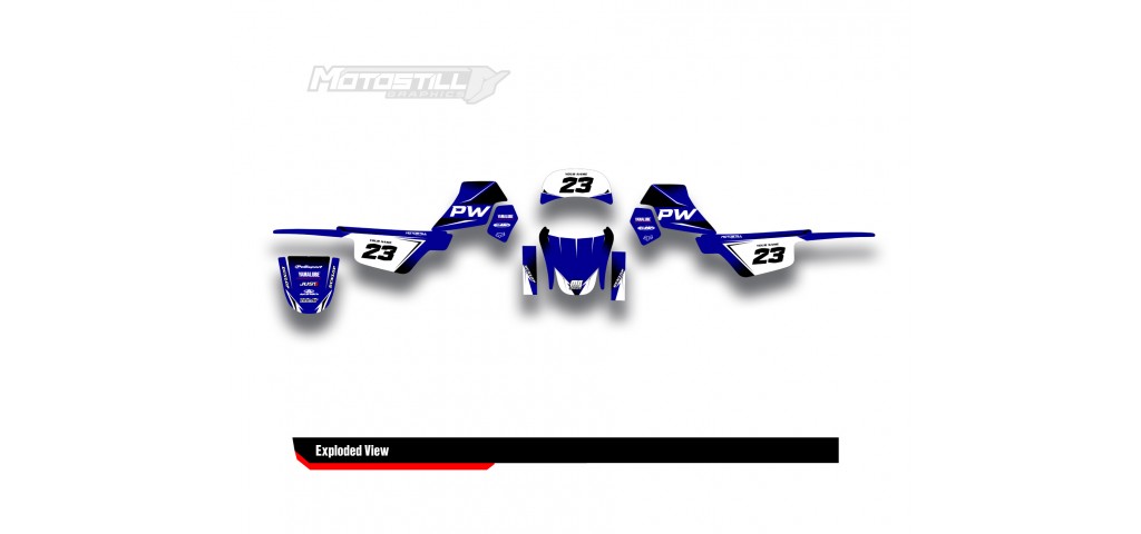 YAMAHA PW 50 GRAPHIC STICKER KIT              